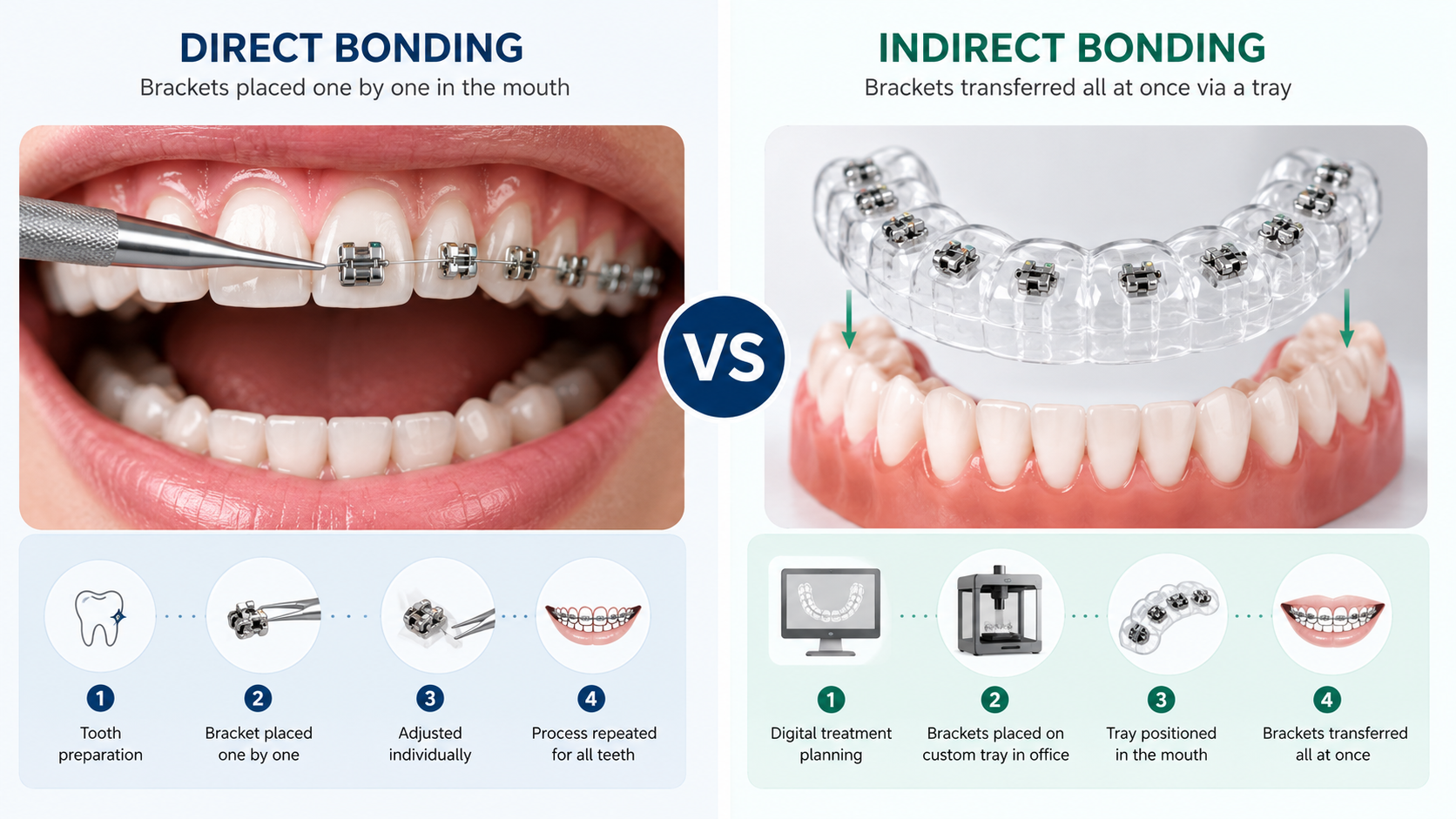 indirect bonding vs direct bonding