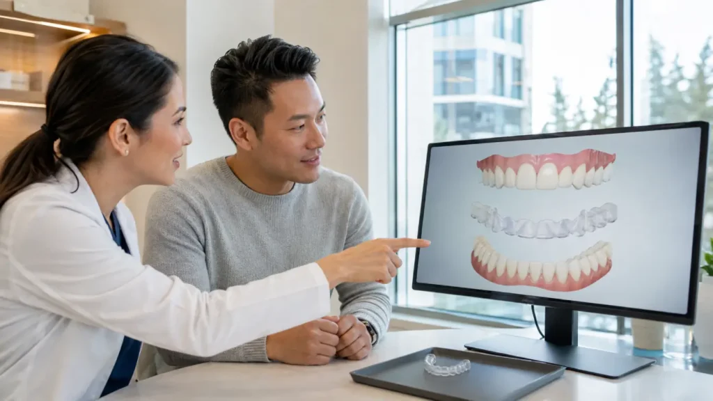 3D printed clear aligners
